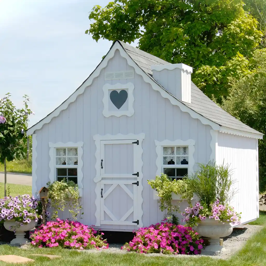Little Cottage Co. The Gingerbread Cottage Playhouse Kit - Image 4