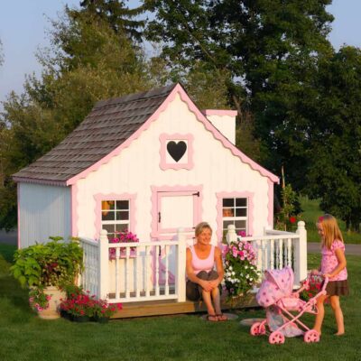 Little Cottage Co. The Gingerbread Cottage Playhouse Kit Gallery Image 3 by