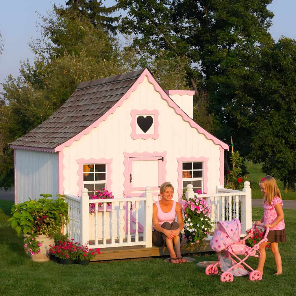 Little Cottage Co. The Gingerbread Cottage Playhouse Kit - Image 3