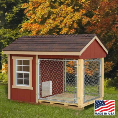 EZ-Fit 4x7 Dog Kennel Kit with Run Gallery Image 4 by