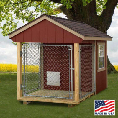 EZ-Fit 5x8 Dog Kennel Kit with Run Gallery Image 5 by