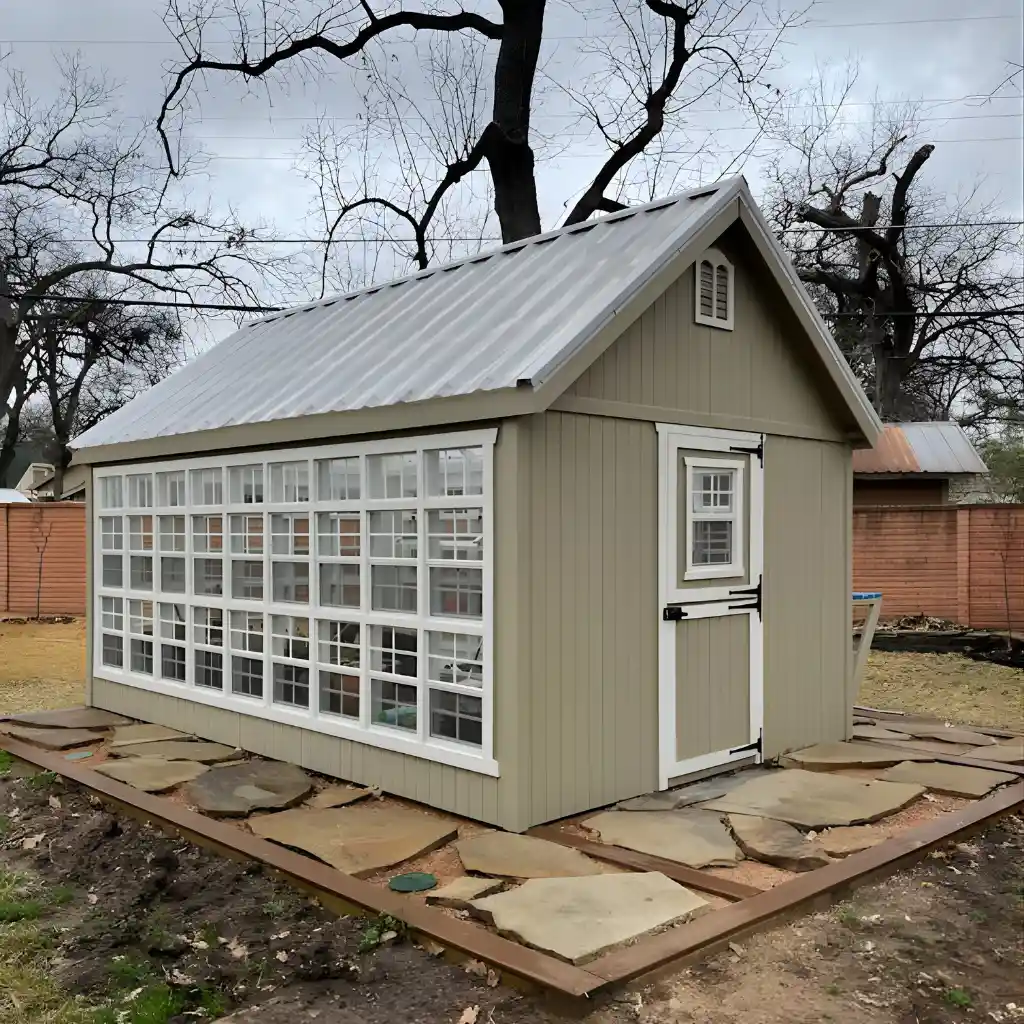 Little Cottage Co. Colonial Gable Greenhouse - Image 8
