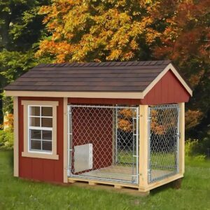 EZ-Fit 4x7 Dog Kennel Kit with Run
