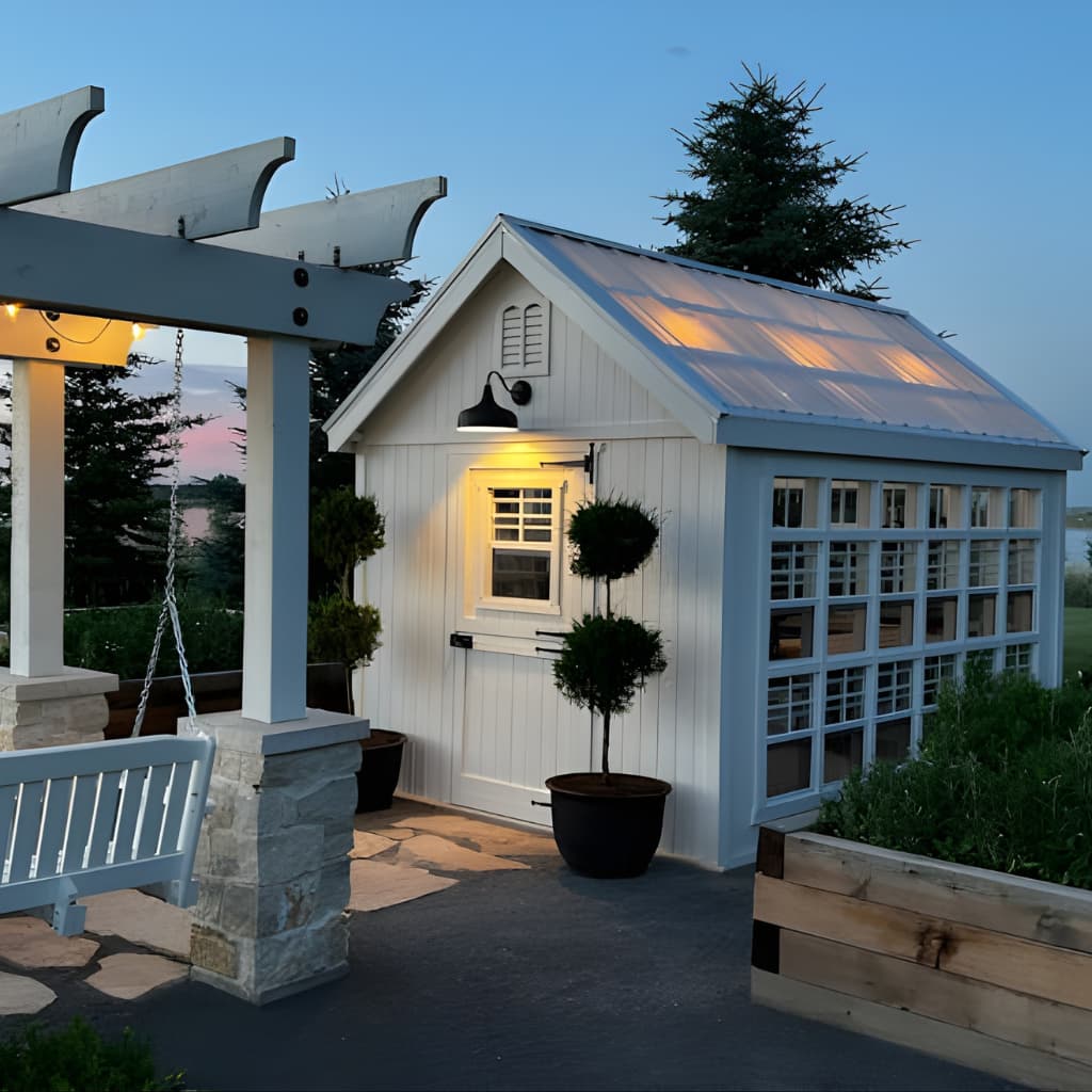 Little Cottage Co. Colonial Gable Greenhouse - Image 19