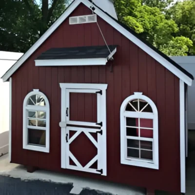 Little Cottage Co. Stratford Schoolhouse Playhouse Kit Gallery Image 4 by