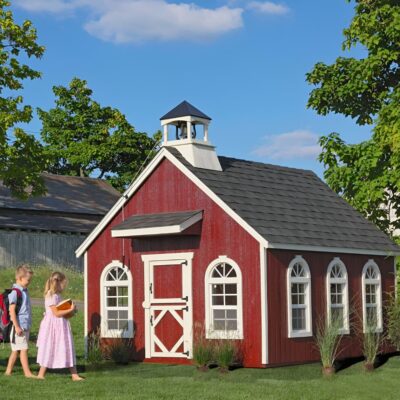 Little Cottage Co. Stratford Schoolhouse Playhouse Kit Gallery Image 8 by